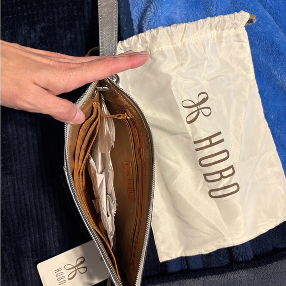 Hobo Black and Silver Star Clutch - Picture 3 of 3